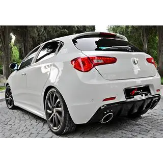 Achterdiffuser DPT V-2 (glanzend zwart) Alfa Romeo Giulietta 2010–2020 foto 2