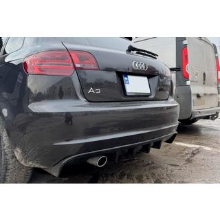 Achterdiffuser DPT (2008-2010, hoogglans zwart) Audi A3 2003–2012 foto 2