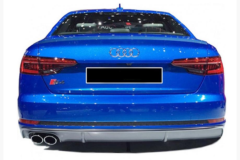 Audi A4 B9 2015–2024 Achterdiffuser DPT (2015-2019, hoogglans zwart) Image