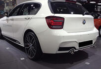 BMW 1 Serie F20/F21 2011–2019 Achterdiffuser DPT (hoogglans zwart) foto 2