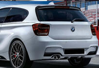 BMW 1 Serie F20/F21 2011–2019 Achterdiffuser DPT (hoogglans zwart) foto 1