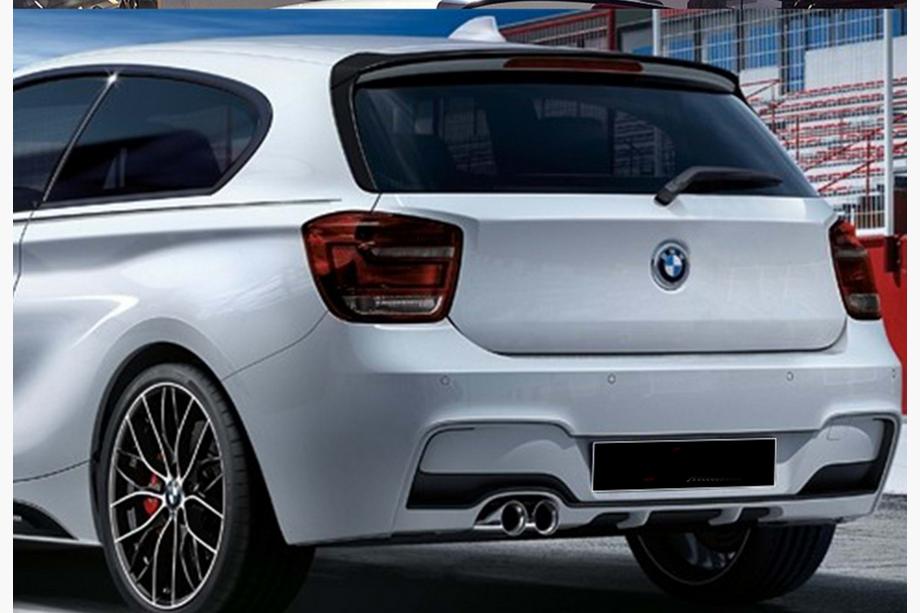 BMW 1 Serie F20/F21 2011–2019 Achterdiffuser DPT (hoogglans zwart) Image