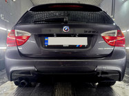 BMW 3-serie E90/E91 2005–2011 Achterdiffuser DPT V-5 (voor E90 M-Sport, hoogglans zwart) foto 4