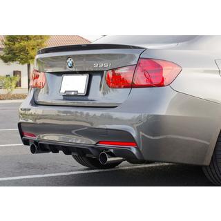 Achterdiffuser DPT V-4 (voor M-Performance, hoogglans zwart) BMW 3 Serie F30/F31 2012–2019 foto 1