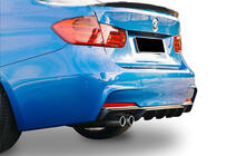 BMW 3 Serie F30/F31 2012–2019 Achterdiffuser DPT V-5 (voor M-Performance, hoogglans zwart) foto 2