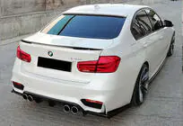 BMW 3 Serie F30/F31 2012–2019 Achterdiffuser DPT V-1 (voor M3, hoogglans zwart) foto 2