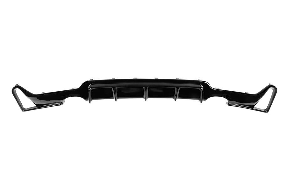 BMW 4 Serie F32/F33/F36 2012–2020 Achterdiffuser DPT V-1 (voor M-Performance, hoogglans zwart) Foto 2