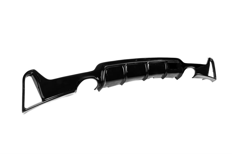 BMW 4 Serie F32/F33/F36 2012–2020 Achterdiffuser DPT V-1 (voor M-Performance, hoogglans zwart) Foto 4