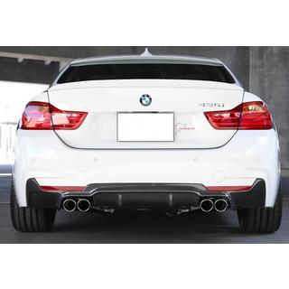 Achterdiffuser DPT V-2 (voor M-Performans, hoogglans zwart) BMW 4 Serie F32/F33/F36 2012–2020