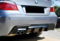 BMW 5 Serie E60/E61 2003–2010 Achterdiffuser DPT V-1 (voor M-Sport, hoogglans zwart) foto 1