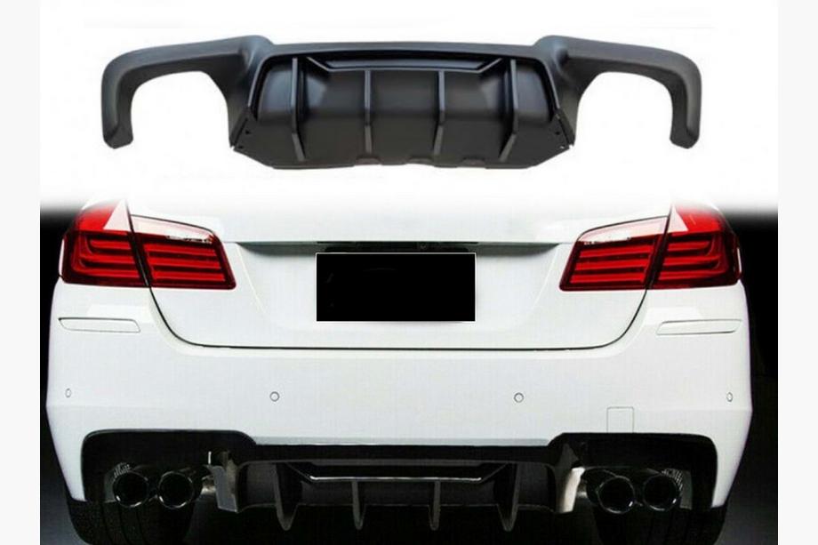 BMW 5 Serie F10/F11 2010–2016 Achterdiffuser CS-Style DPT (voor M5, hoogglans zwart, vacuümgevormd) Foto 4