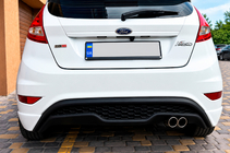 Ford Fiesta 2008–2017 Achterdiffuser DPT V-3 (HB, mat zwart) foto 1