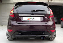 Ford Fiesta 2008–2017 Achterdiffuser DPT 2008-2012, HB, hoogglans zwart foto 1