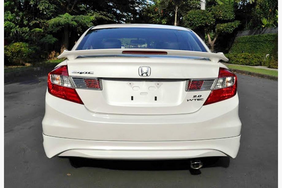 Honda Civic Sedan IX 2011–2016 Achterdiffuser DPT (spuitklaar) Foto 1