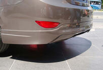 Hyundai Accent 2011–2017 Achterdiffuser DPT (hoogglans zwart) foto 2