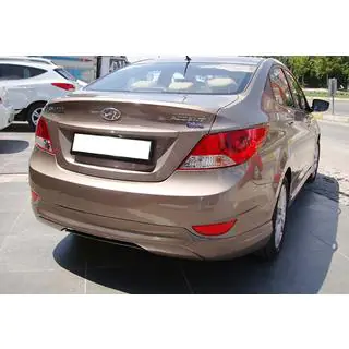 Achterdiffuser DPT (hoogglans zwart) Hyundai Accent 2011–2017 foto 3