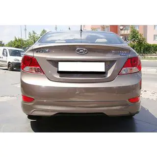 Achterdiffuser DPT (hoogglans zwart) Hyundai Accent 2011–2017 foto 1