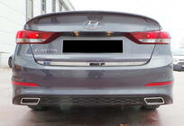 Hyundai Elantra (AD) 2015–2020 Achterdiffuser DPT V-1 (glanzend zwart) foto 3