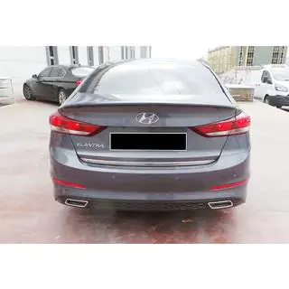 Achterdiffuser DPT V-1 (glanzend zwart) Hyundai Elantra (AD) 2015–2020 foto 2