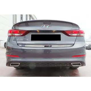 Achterdiffuser DPT V-1 (glanzend zwart) Hyundai Elantra (AD) 2015–2020 foto 3