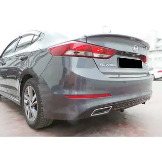 Achterdiffuser DPT V-1 (glanzend zwart) Hyundai Elantra (AD) 2015–2020 foto 1