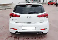 Hyundai I-20 2014–2020 Achterdiffuser DPT (2014-2018, glanzend zwart) foto 1