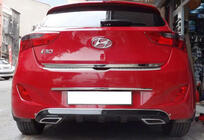 Hyundai I-30 2012–2017 Achterdiffuser DPT V-1 (glanzend zwart) foto 1