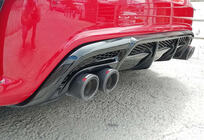 Mercedes A-Klasse W176 2012–2018 DPT achterdiffuser (2012-2015, voor Brabus, hoogglans zwart) foto 2
