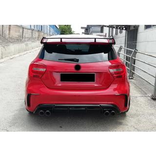 DPT achterdiffuser (2012-2015, voor Brabus, hoogglans zwart) Mercedes A-Klasse W176 2012–2018 foto 3