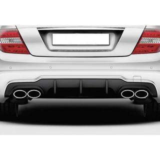 Achterdiffuser DPT (2011-2014, voor AMG SD, glans zwart) Mercedes C-klasse W204 2007–2015 foto 1