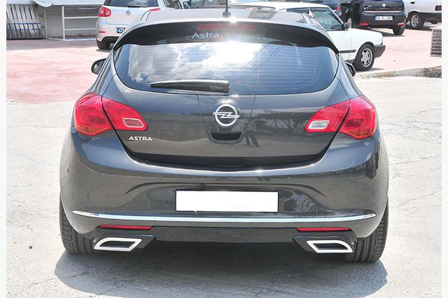Opel Astra J 2009–2015 Achterdiffuser DPT V1 (2012-2015, HB, hoogglans zwart) Foto 7