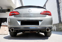 Opel Astra J 2009–2015 Achterdiffuser DPT V-1 (SD, hoogglans zwart) foto 2