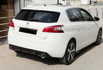 Peugeot 308 2014–2021 Achterdiffuser DPT (HB, glanzend zwart) foto 4