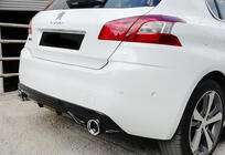 Peugeot 308 2014–2021 Achterdiffuser DPT (HB, glanzend zwart) foto 3