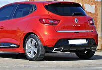 Renault Clio IV 2012–2019 Achterdiffuser DPT V-2 (glanzend zwart) foto 2