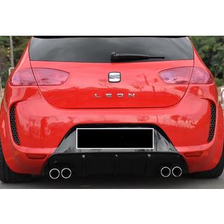 Achterdiffuser DPT V-1 (2009-2012, glanzend zwart) Seat Leon 2005–2012 foto 2