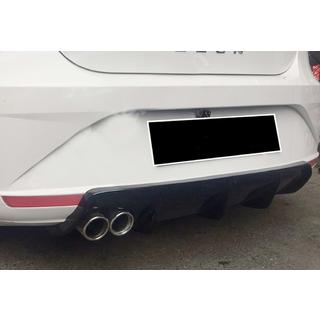 Achterdiffuser DPT V-3 (2009-2012, hoogglans zwart) Seat Leon 2005–2012