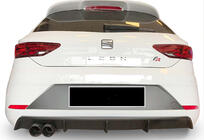 Seat Leon 2013–2020 Achterdiffuser DPT V-4 (2017-2020, hoogglans zwart) foto 1