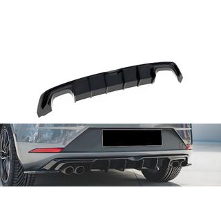 Achterdiffuser DPT V-6 (2017-2020, hoogglans zwart) Seat Leon 2013–2020
