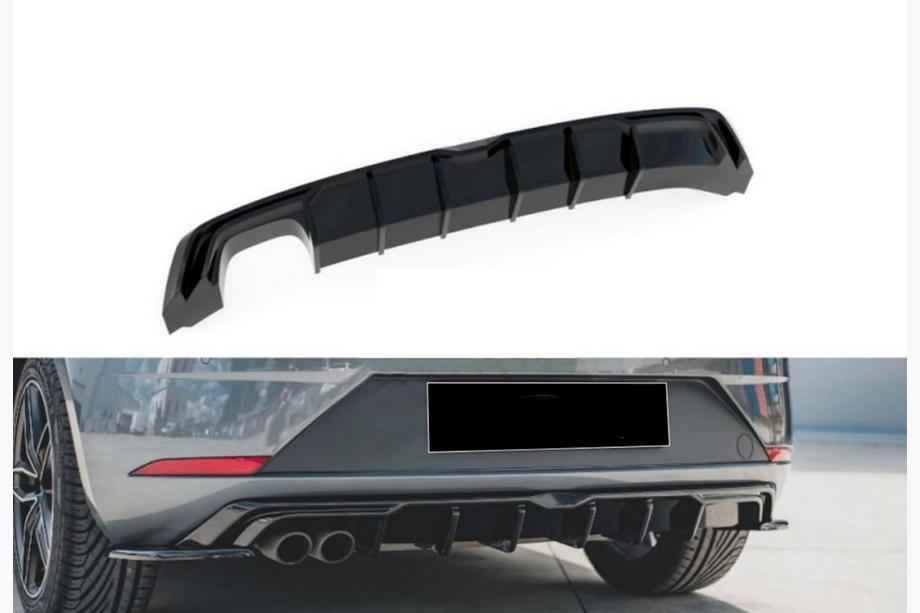 Seat Leon 2013–2020 Achterdiffuser DPT V-7 (2017-2020, hoogglans zwart) Image