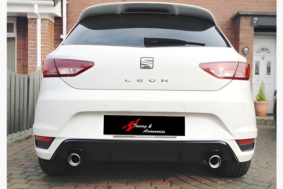 Seat Leon 2013–2020 Achterdiffuser DPT V-1 (glanzend zwart) Image