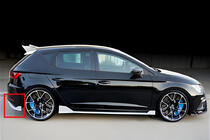 Seat Leon 2013–2020 Achterdiffuser DPT V-2 (2013-2016, hoogglans zwart) foto 1