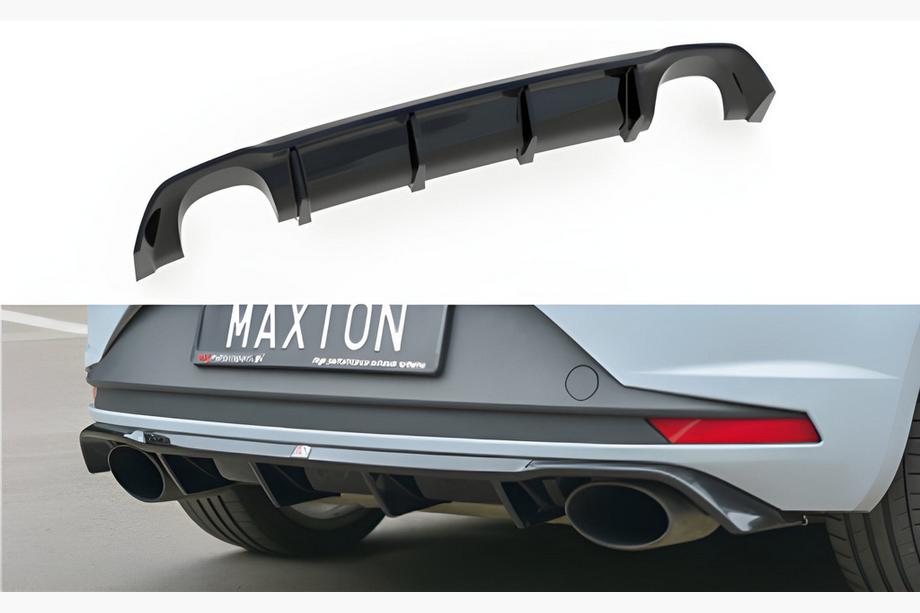 Seat Leon 2013–2020 Achterdiffuser DPT V-4 (2013-2016, hoogglans zwart) Image