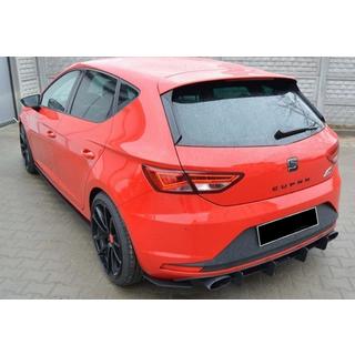 Achterdiffuser DPT V-6 (2013-2016, hoogglans zwart) Seat Leon 2013–2020 foto 2