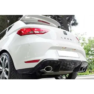 Achterdiffuser DPT V-7 (2013-2016, hoogglans zwart) Seat Leon 2013–2020 foto 1