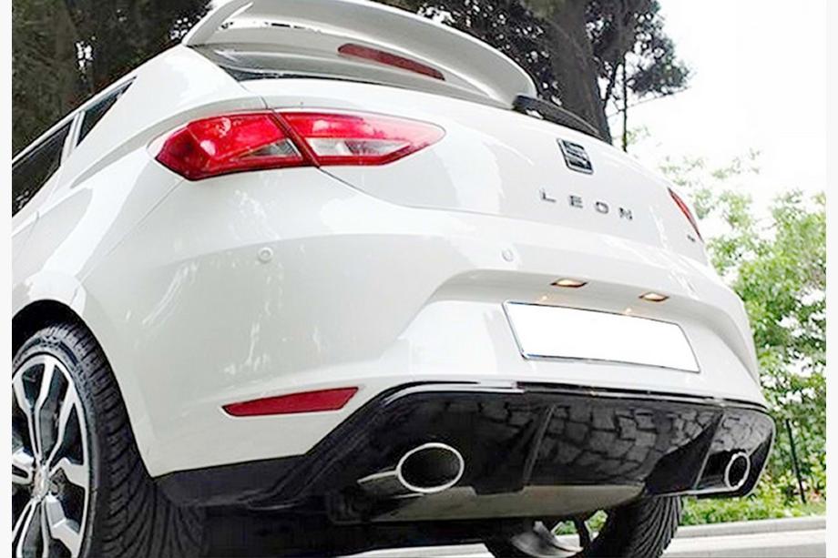 Seat Leon 2013–2020 Achterdiffuser DPT V-7 (2013-2016, hoogglans zwart) Image