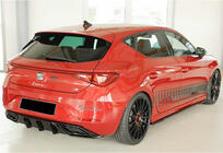 Seat Leon 2020– Achterdiffuser DPT V-2 (glanzend zwart) foto 3