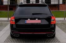 Skoda Octavia III A7 2013–2019 Achterdiffuser DPT V-2 (LB/SW, hoogglans zwart) foto 3