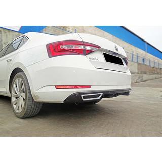 Achterdiffuser DPT V-2 (glanzend zwart) Skoda Superb 2015–2024 foto 3