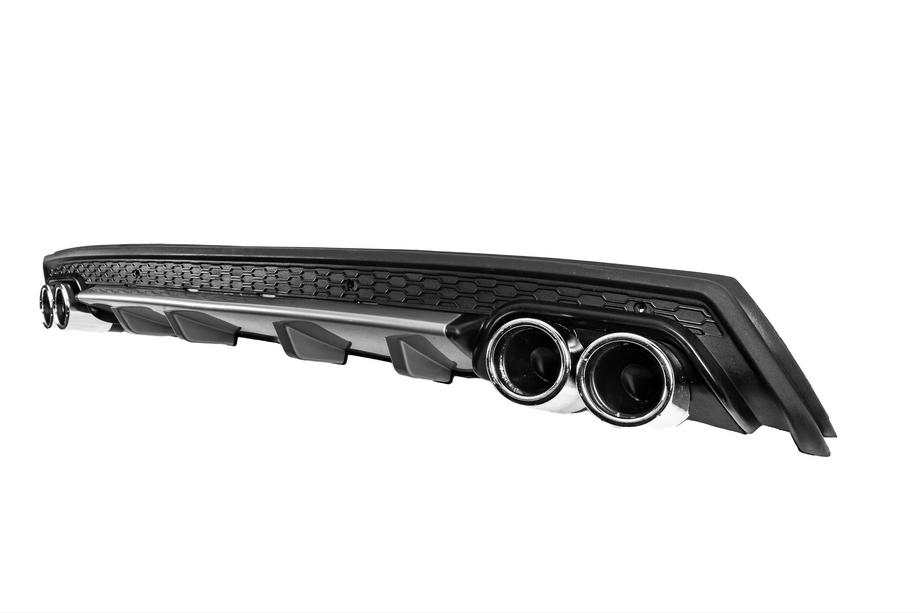 Universele achterdiffuser DPT V-12 (ABS) (grijs + zwart hoogglans) Foto 1
